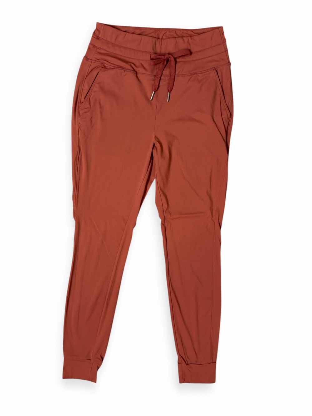 HALARA Rust Orange Women's Jogger Sweatpants with Drawstring